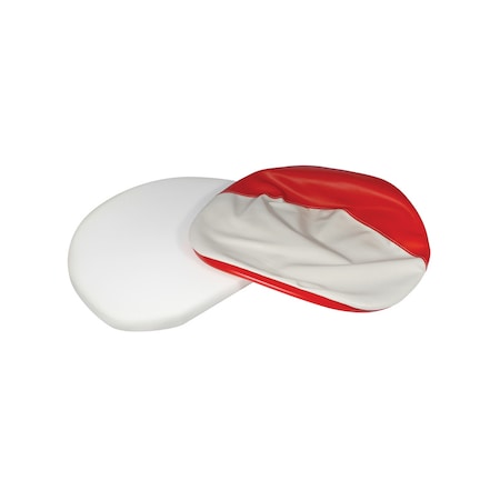 A & I Products Pull Over Bottom Cushion for H&M Pans w/ Foam, RED/WHT 21" x19" x5" A-SSC350-17